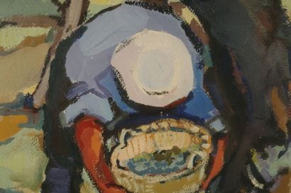 Bruno PERINO (1925–1996). Olive Harvest
Gouache...