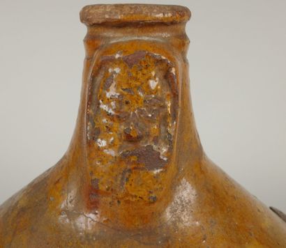 GERMANY, 17th century. German stoneware pitcher...