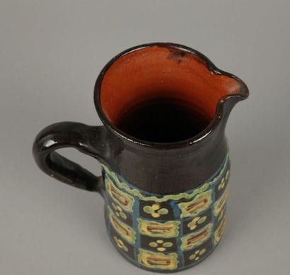 SAINT JORIOZ, Annecy pottery. Glazed terracotta...