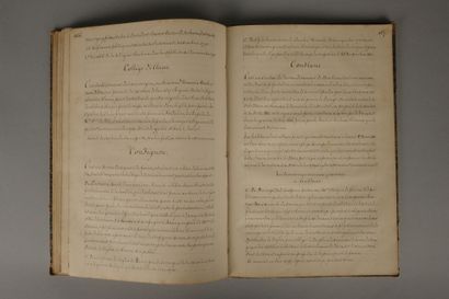 History of Savoy.
Handwritten notebook (3rd),...
