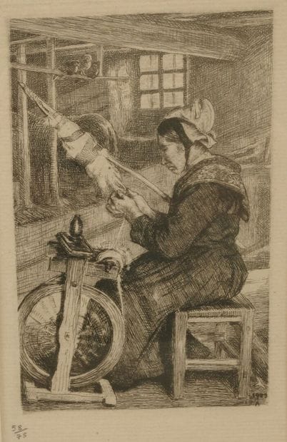 André JACQUES (1890–1960). Peasant Woman...