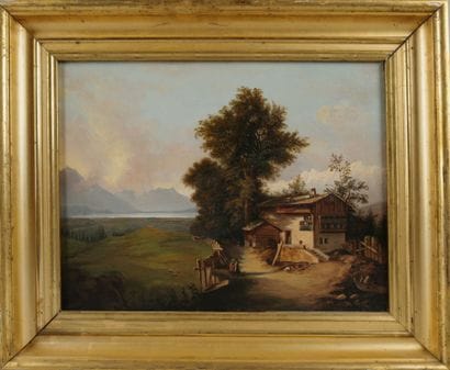 DE VITA. Swiss school of the late 19th century....