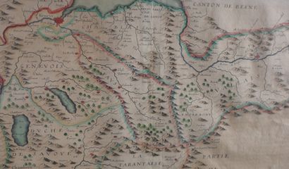 Pierre DUVAL (1619–1683). Map of Savoy and...