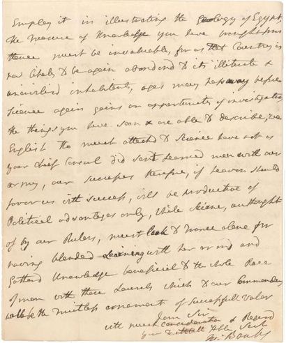 L.A.S., Londres, Soho Square 16 juillet 1801,...