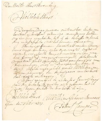 Petrus CAMPER (1722-1789) médecin, naturaliste...