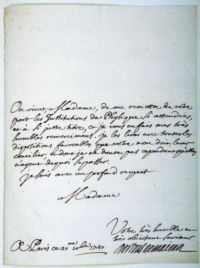 Jean-Jacques DORTOUS DE MAIRAN (1678-1771)...