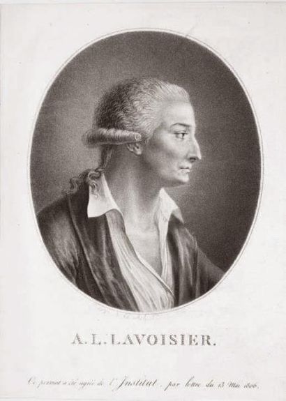 Antoine-Laurent de LAVOISIER (1743-guillotiné...