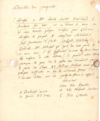 Colin maclaurin (1698-1746) mathématicien...