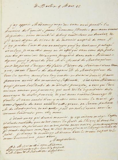 Pierre-Louis Moreau de MAUPERTUIS (1698-1759)...
