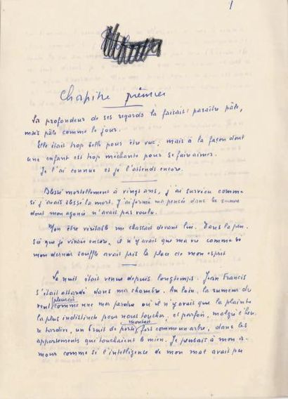 Joë BOUSQUET (1897-1950) écrivain
Manuscrit...