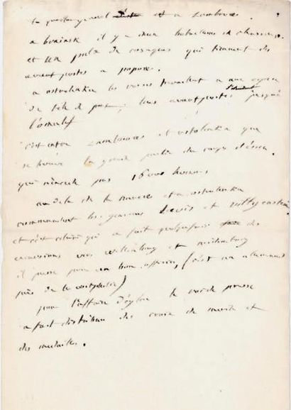 Charles Maurice de TALLEYRAND
Note autographe,...