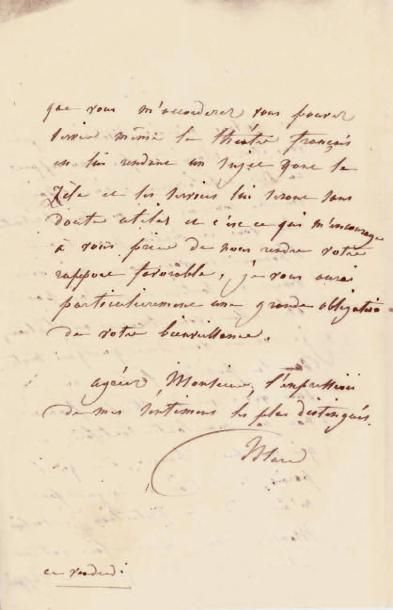 Anne Boutet, dite Mademoiselle MARS (1779-1847)...