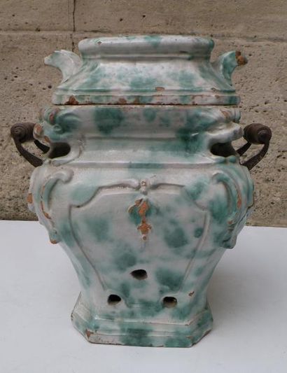 FAIENCE DE L'EST
Brasero en céramique vernissée...