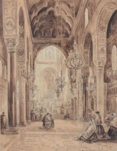 Achille VIANELLI (1803-1894)
Vue de l'interieur...