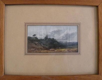 Eugène CICERI (1813-1890)
Paysage Aquarelle....