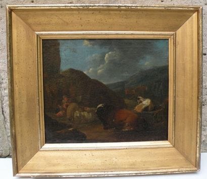 Attribué à Théodore ROOS (1638-1698?)
Troupeau...