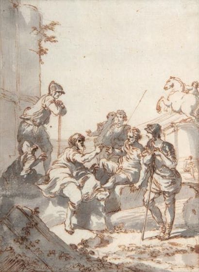 Giovanni Paolo PANNINI (1691-1765)
Personnages...