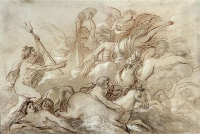 Jean-Jacques Lagrenée (1739-1821)
Neptune...
