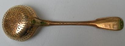 Cuiller à sucre en argent, en vermeil modèle...