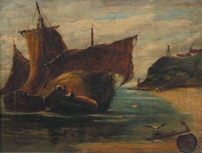 Edwin John ELLIS (1841-1895)
Deux bateaux...