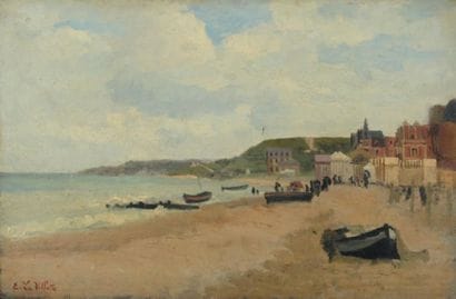 Élodie de LA VILLETTE (1848-1917)
Plage animée...
