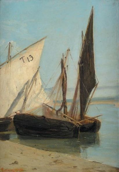 Gabriele SMARGIASSI (1798-1882)
Bateaux au...