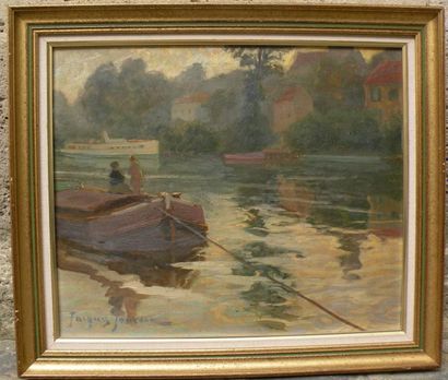 Jacques JOURDAN (1880-1916)
Bord de Seine...