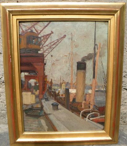 Lucien Hector JONAS (1880-1947)
Port de Cannes...