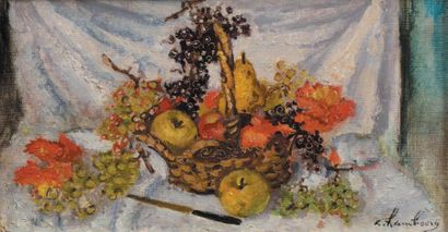 André HAMBOURG (1909-1999)
Le panier Huile...