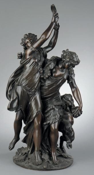 D'après CLODION
Bacchanale Groupe en bronze...
