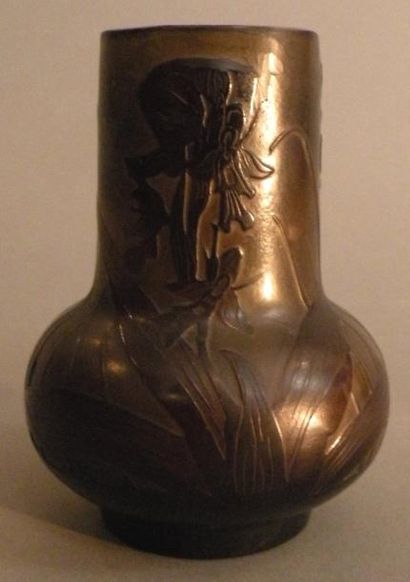 Émile GALLÉ (1846-1904)
Vase sur talon à...