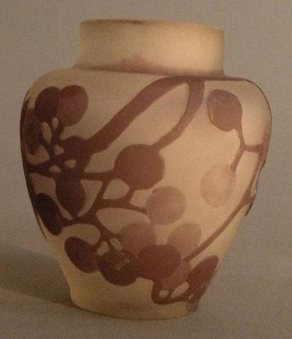 Émile GALLÉ (1846-1904)
Vase conique à épaulement...