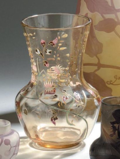 Émile GALLÉ (1846-1904)
Vase à corps conique...