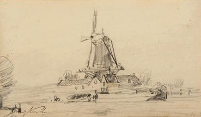 Johan-Barthold JONGKIND (1819-1891)
Paysage...