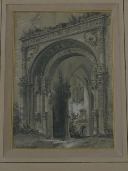 Dieudonné Auguste LANCELOT (1822-1894)
Ruines...