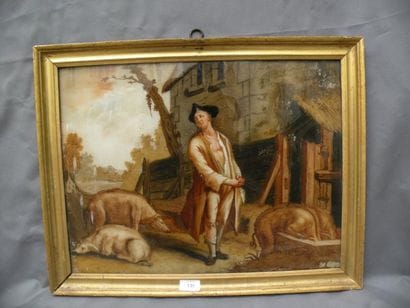 École FRANÇAISE du XVIIIe siècle
Paysan dans...