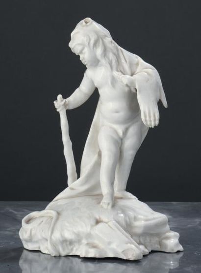 HÖCHST
Statuette représentant Hercule enfant...