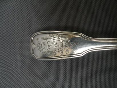 Petite Cuiller à saupoudrer en argent par...