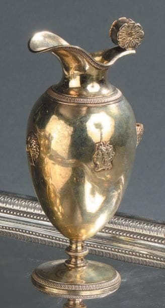 Pot à lait en vermeil, Paris 1798-1809 Le...