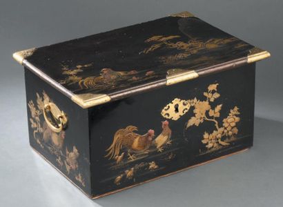 Coffre en laque Japon, fin du XVIIe siècle...