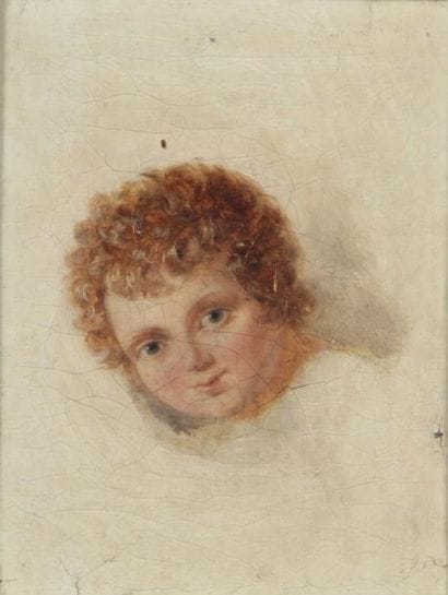École FRANCAISE vers 1800, ent. de BOILLY
Tête...