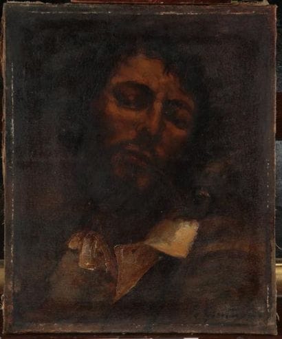 École FRANCAISE du XIXe siècle, d'après COURBET
Portrait...