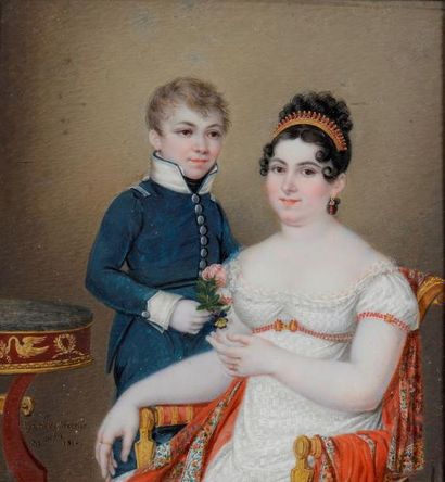 Hyacinthe MERCIER (expose aux Salons de 1808...