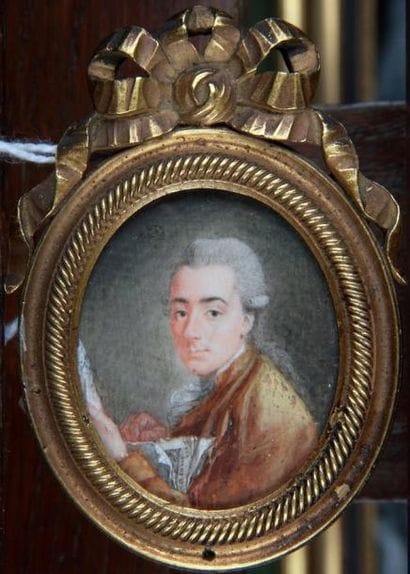 Attribué à Pierre LACOUR (1745-1814)
Autoportrait...