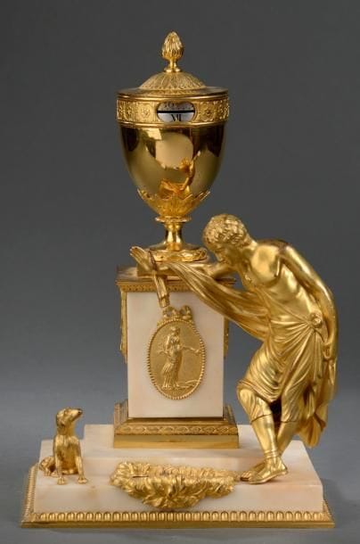 Attribué à Matthew BOULTON
Pendule en marbre...