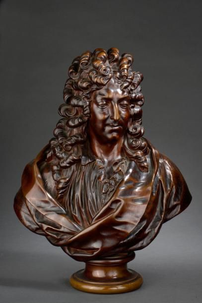 Buste de Jean Racine. Fonte F. Barbedienne....