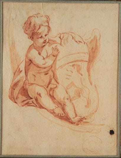 Ecole Flamande du XVIIIe siècle
Putti Sanguine...
