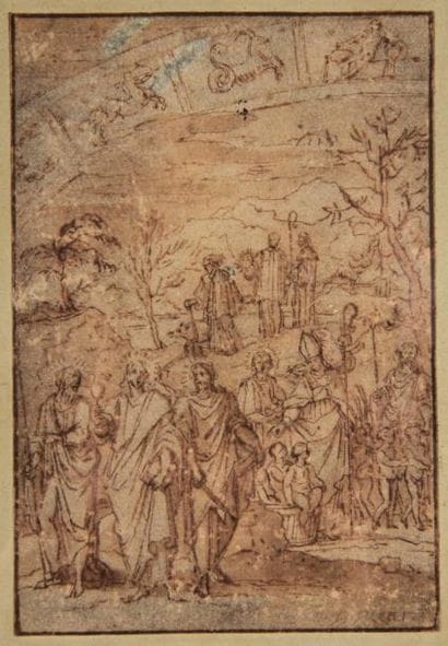 Bernard PICARD (Paris 1673 - Amsterdam 1733)
Scène...