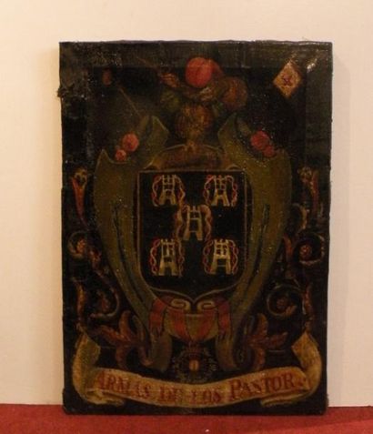 École ESPAGNOLE du XVIIIe siècle
Blason Toile....