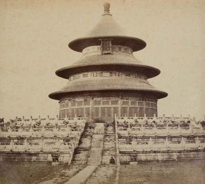 FELICE BEATO (1832-1909)
Le Temple du Ciel...